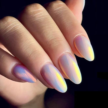 Pretty Diva Aurora, brillo de sirena para uñas, aplicación fácil para principiantes.