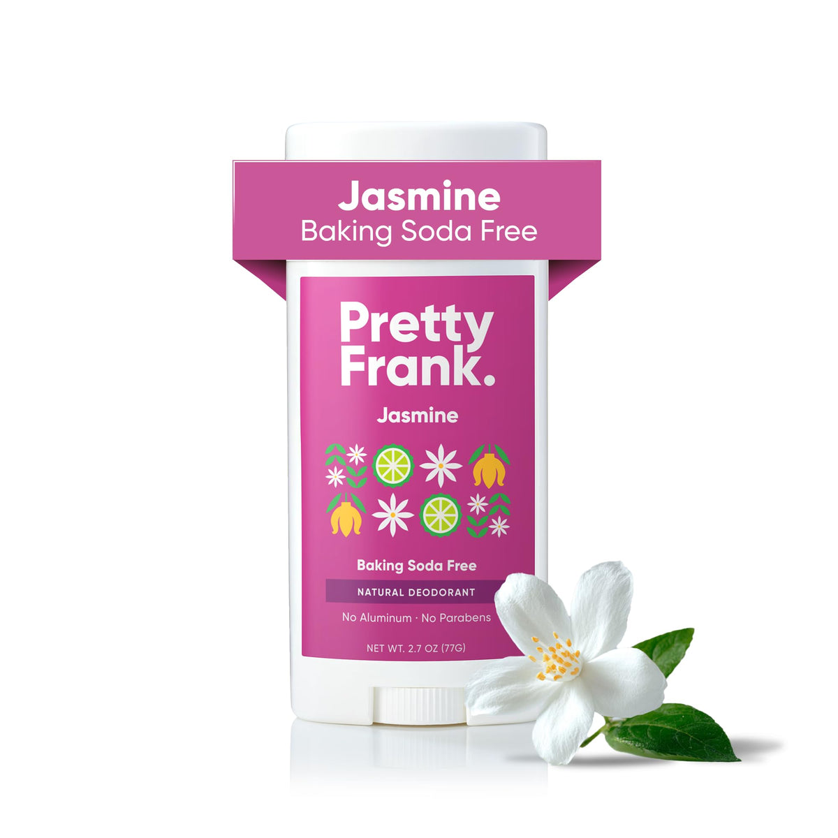 Pretty Frank Jazmín stick: control de olor diario para uso cotidiano.