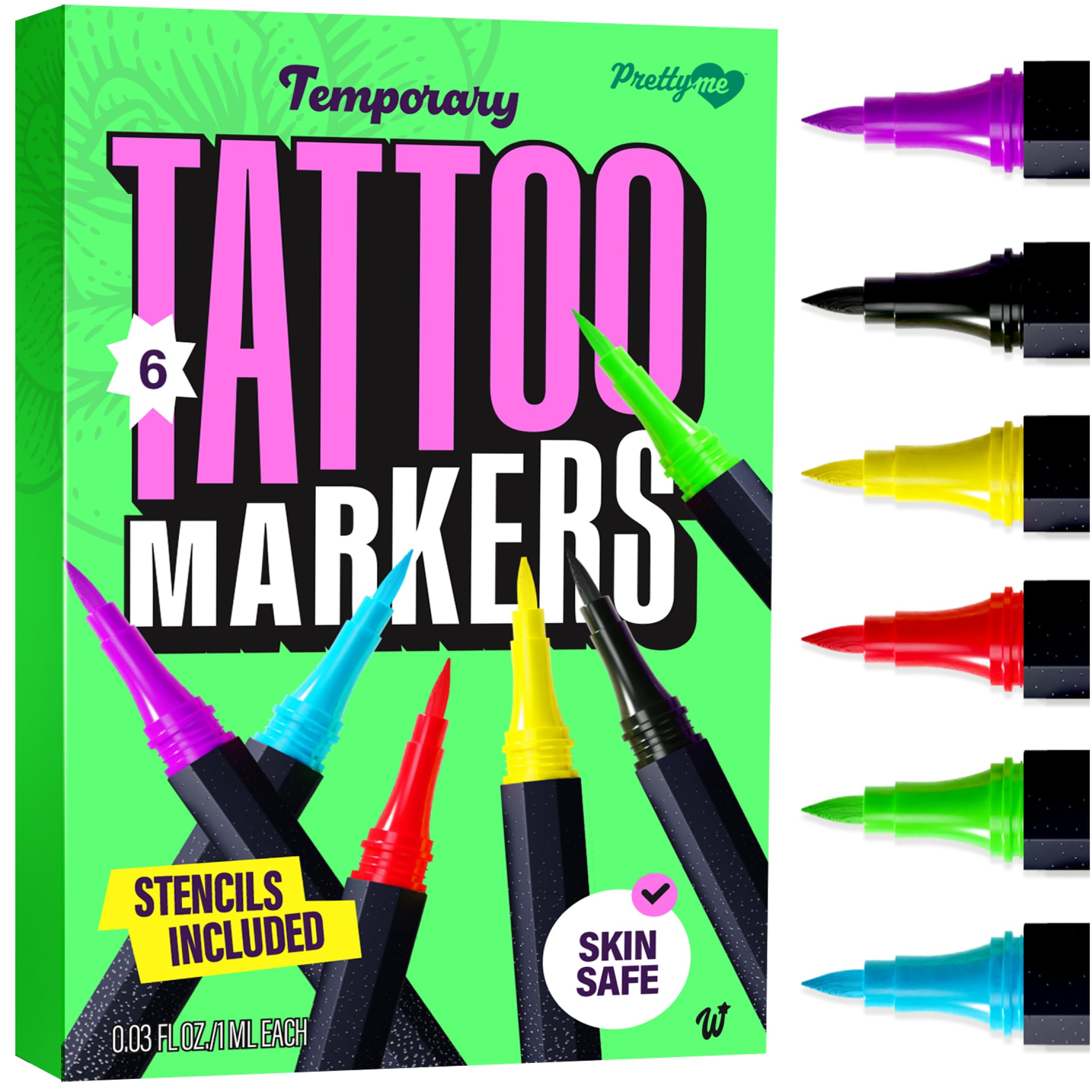 Pretty Me tatuajes temporales: diseños vibrantes y duraderos para la piel