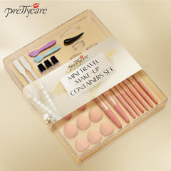 Botes de viaje PrettyCare con tapas seguras para viaje sin derrames