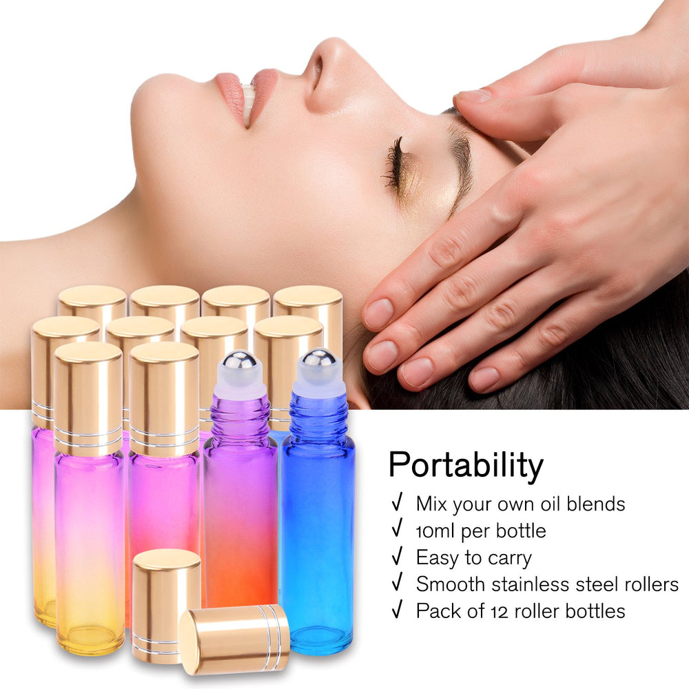 PrettyCare rodillo de acero inoxidable, giro suave y duradero.