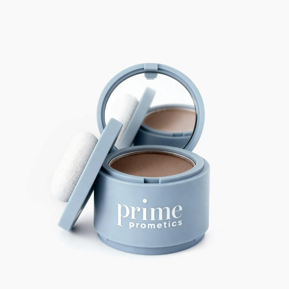 Prime Prometics polvo de cobertura instantánea para canas y raíces, acabado natural