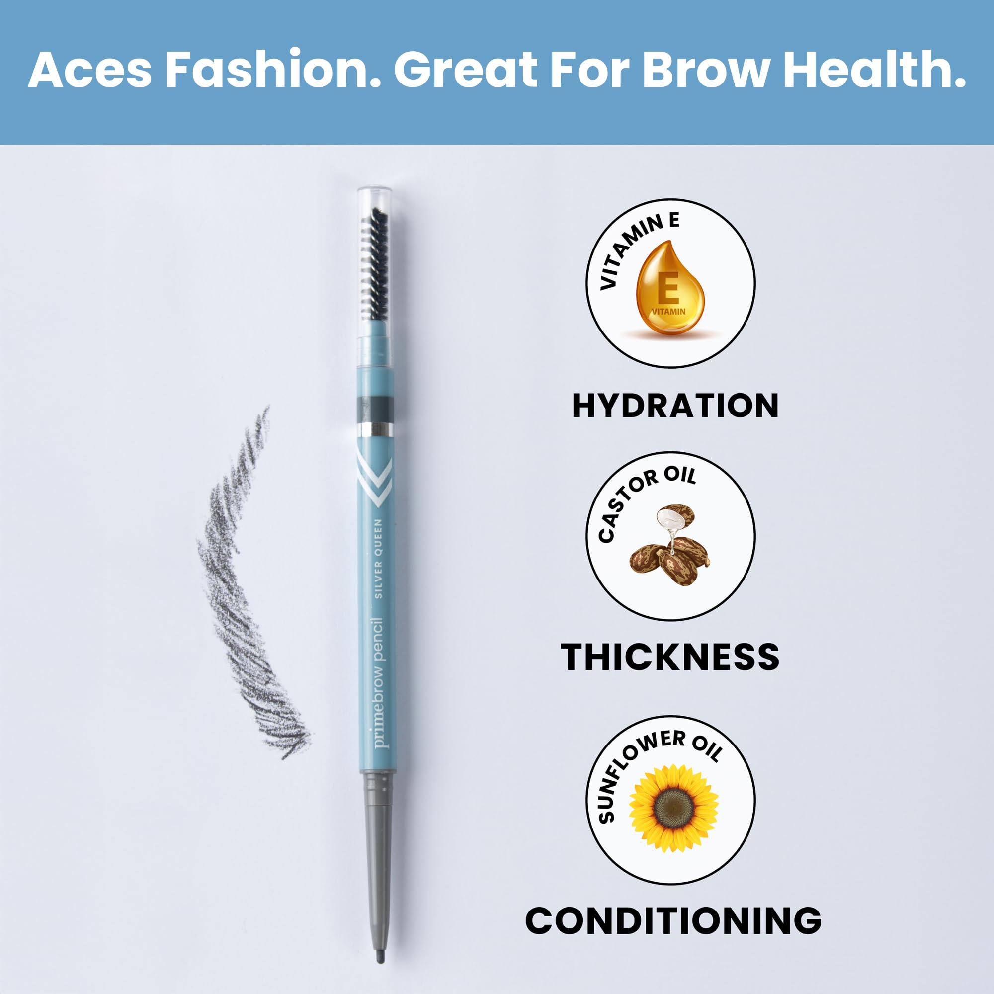 PrimePrometics PrimeBrow: aplicación suave para cejas finas o escasas