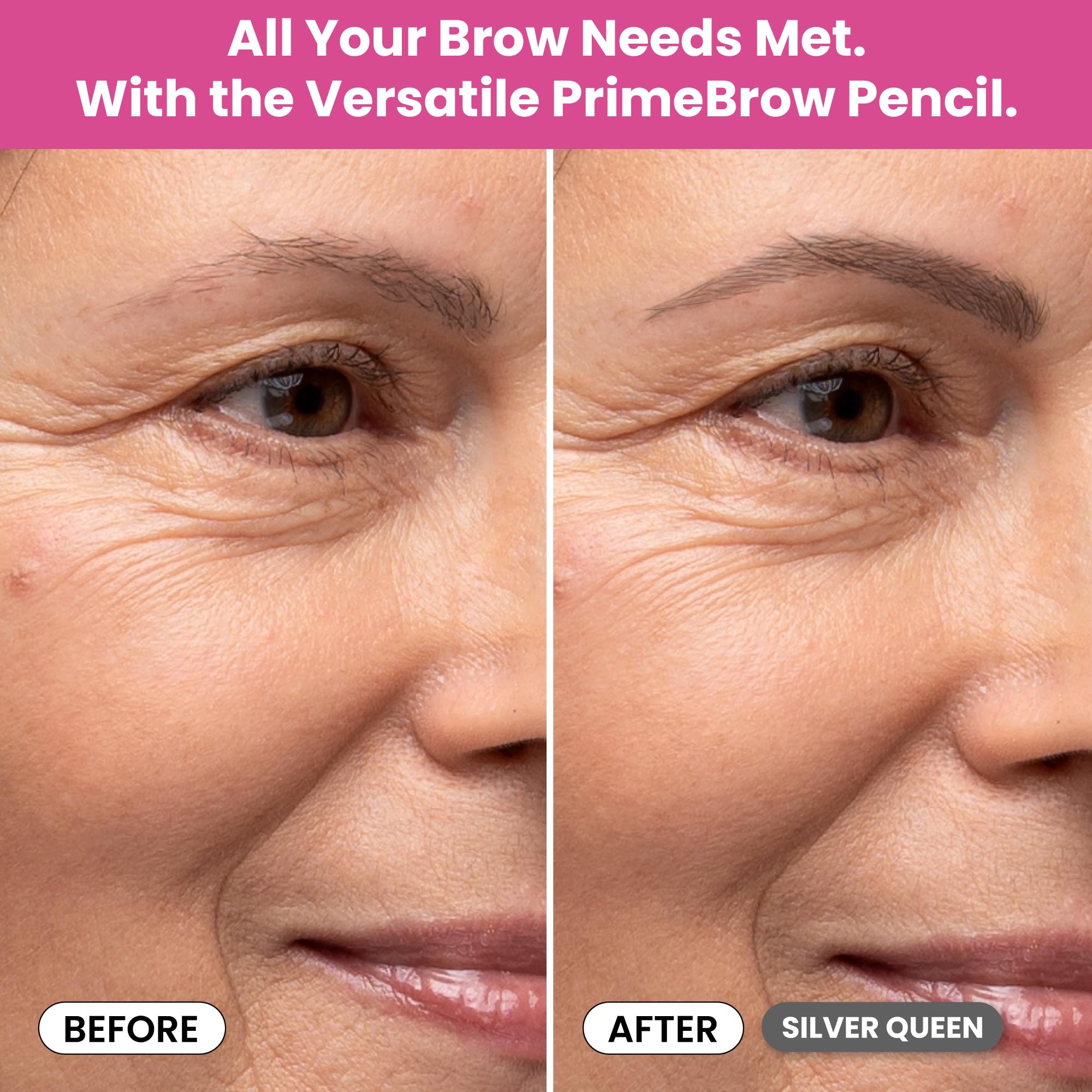 Prime Prometics PrimeBrow Pencil: formule résistante à l'eau et durable.