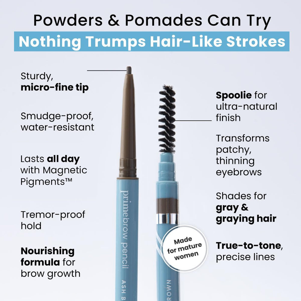 Prime Prometics PrimeBrow Pencil: tenue longue durée sans bavure.