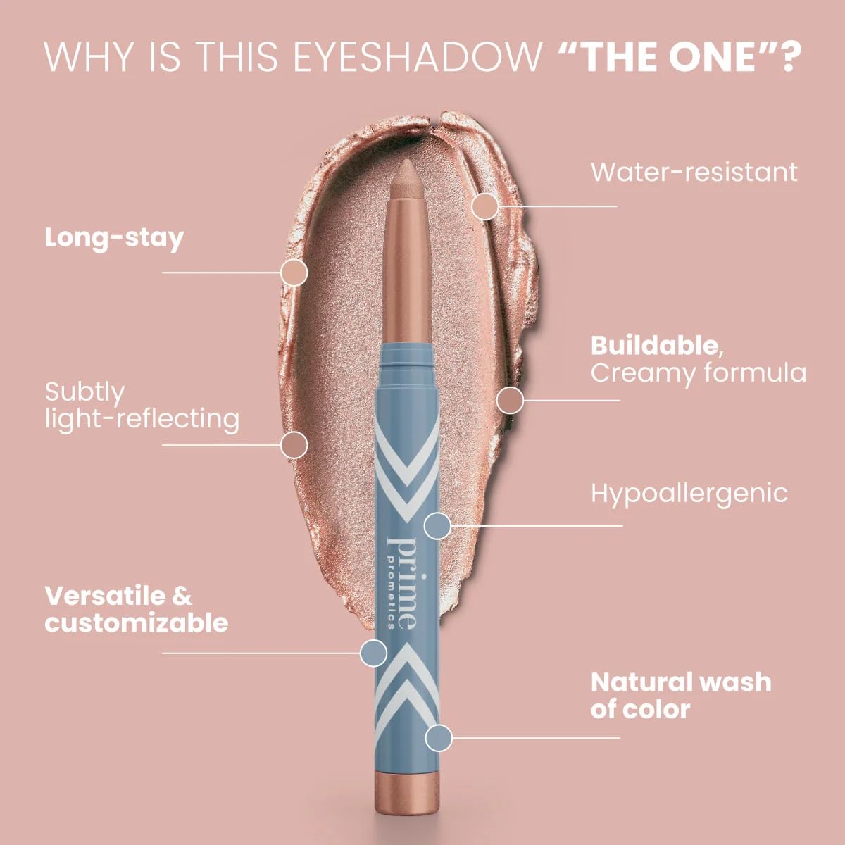 PRIME PROMETICS PrimeEyes Eye Brightener: textura cremosa para cobertura construible