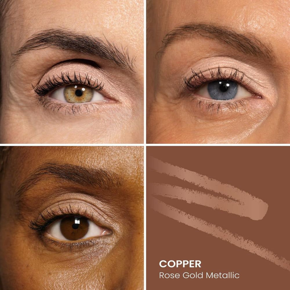 PrimePrometics PrimeEyes Glide Eyeliner capuchon ouvert, application précise et douce.