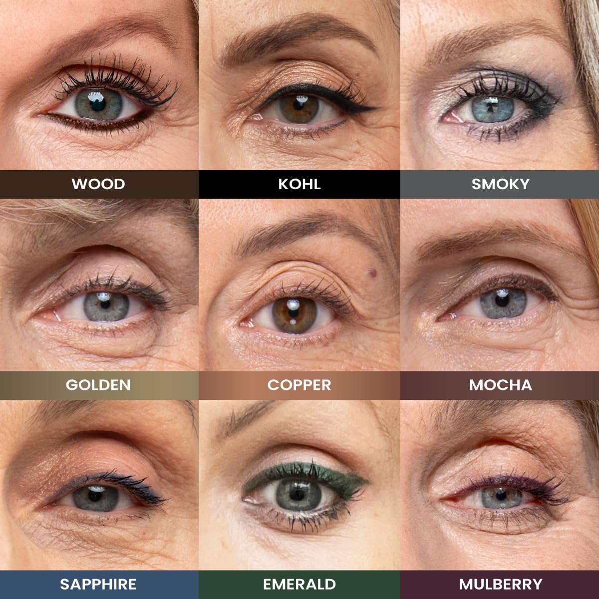 Prime Prometics PrimeEyes Glide Eyeliner – convient aux regards mûrs et paupières sensibles.