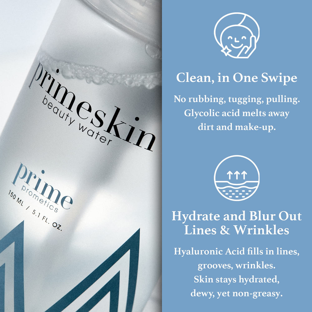 PRIME PROMETICS PrimeSkin Beauty Water cuidado facial ligero que hidrata sin grasa