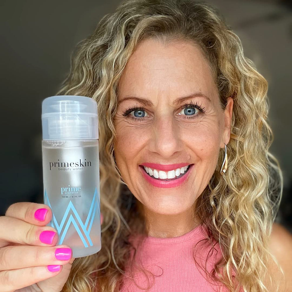 PRIME PROMETICS PrimeSkin Beauty Water envase hidratante y suave para piel sensible