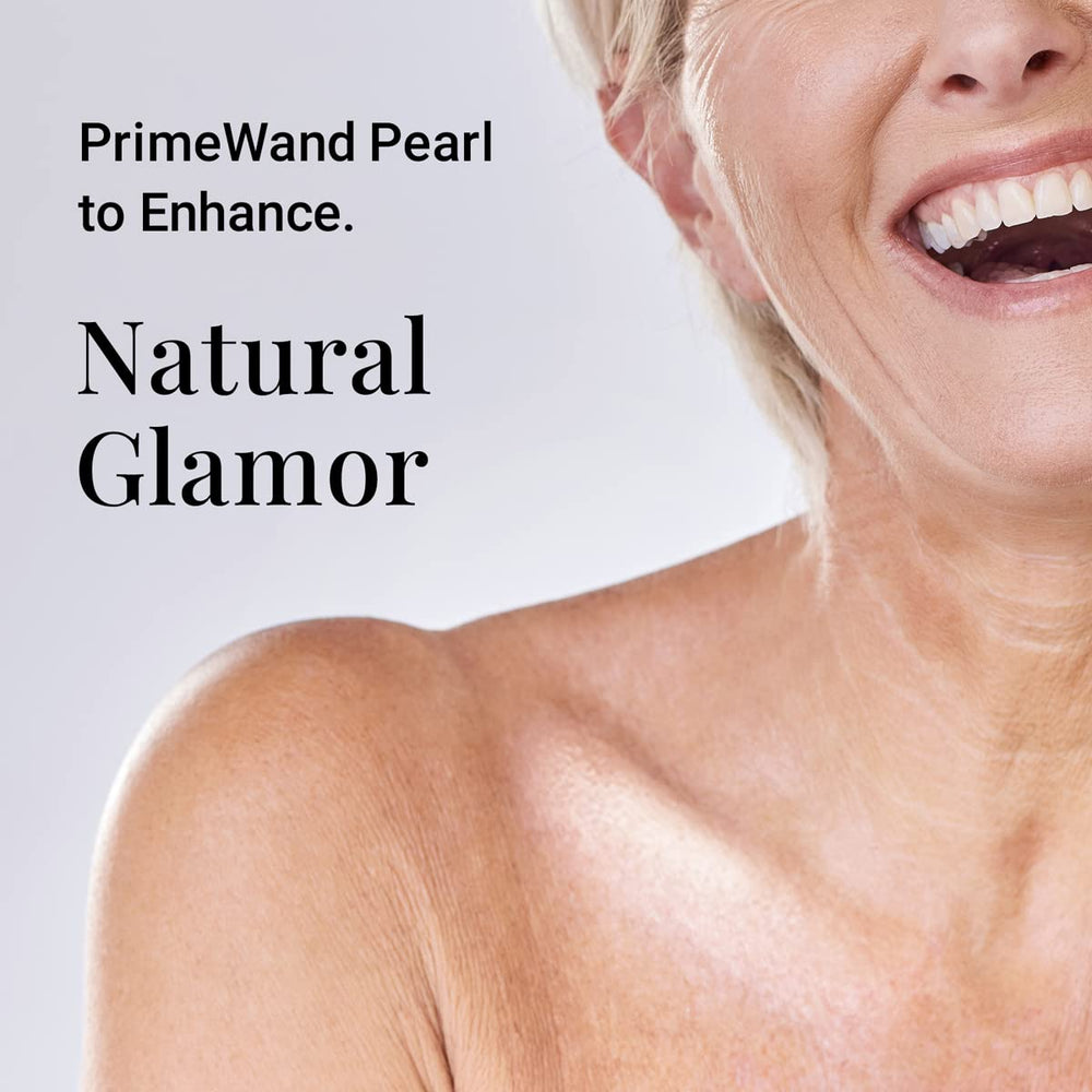 Prime Prometics PrimeWand Pearl a lo largo de la línea de la mandíbula, aporta definición sutil.