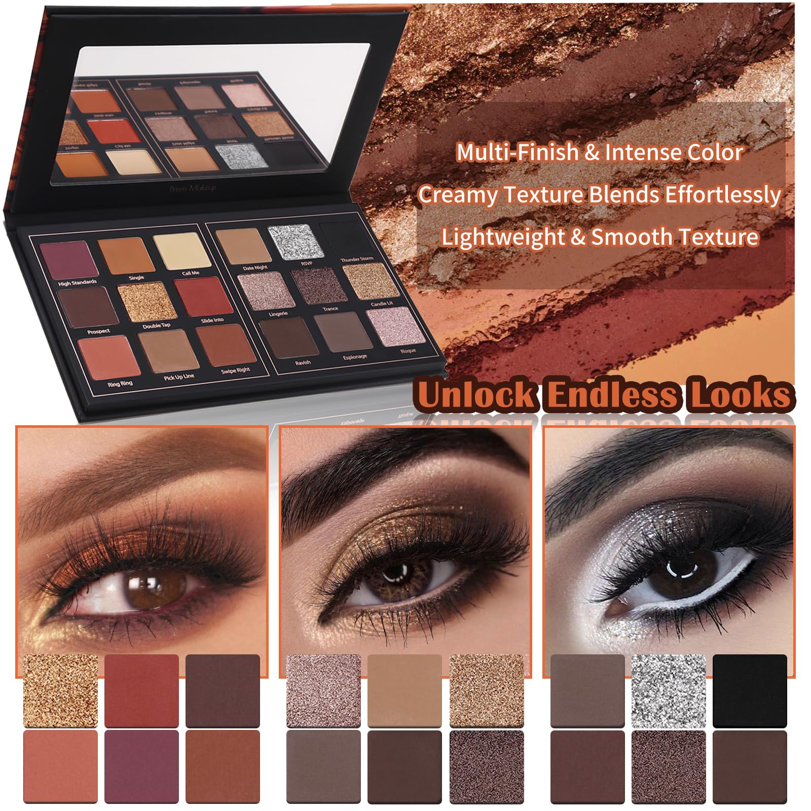 Maquillaje Prism Empaque elegante ideal para Noche de brujas y fiestas.