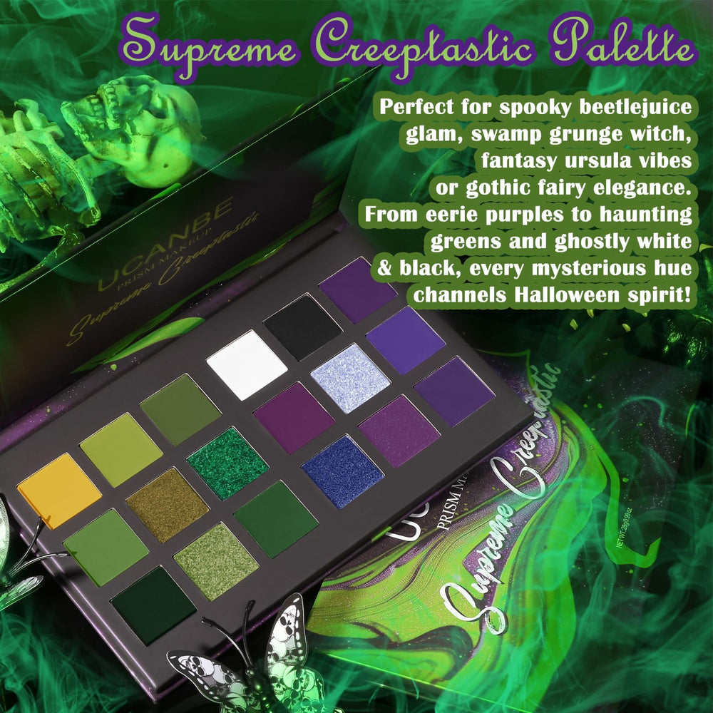 Prism Makeup Paleta Gothic púrpura satinada para brillos suaves