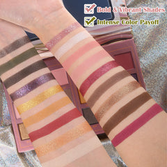 Prism Makeup Paleta Pro 18 Colores ofrece pigmentación intensa para ojos impactantes.