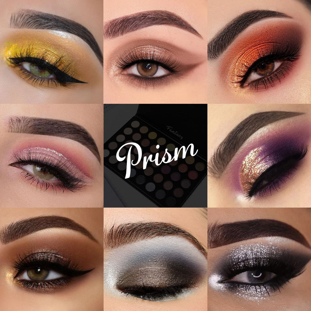 Prism Makeup sombras mate y satinadas para mezcla flexible.