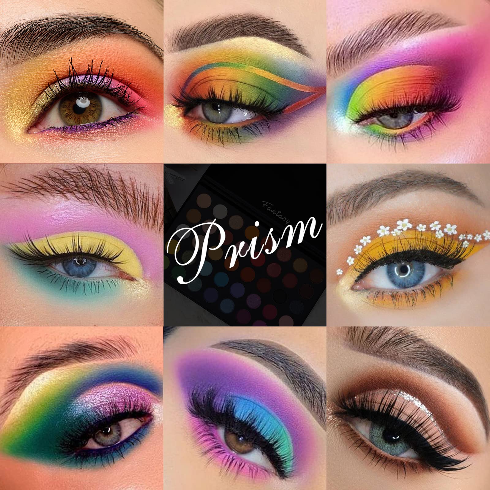 Prism Makeup sombras de ojos se aplican con brocha o dedos facilmente.