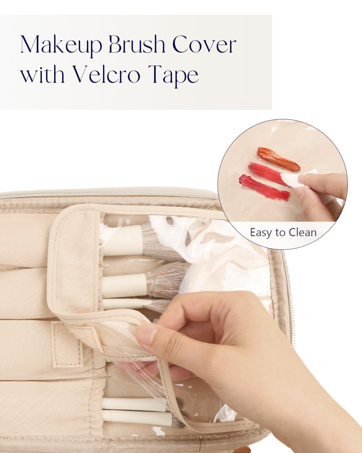 cuero vegano impermeable de la bolsa Prite