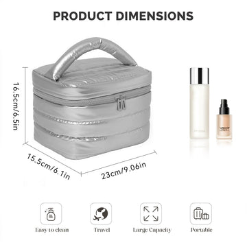 Prite bolsa maquillaje viaje plegable y ultraligera para viajar.