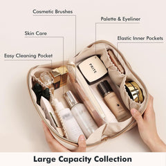 Prite neceser maquillaje mujer divisor transparente — mantiene limpio y separado cada artículo.
