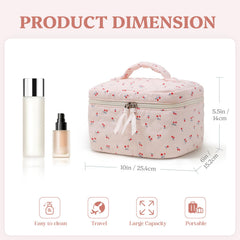 Prite organizador cosméticos para viaje, algodón suave y fácil de limpiar