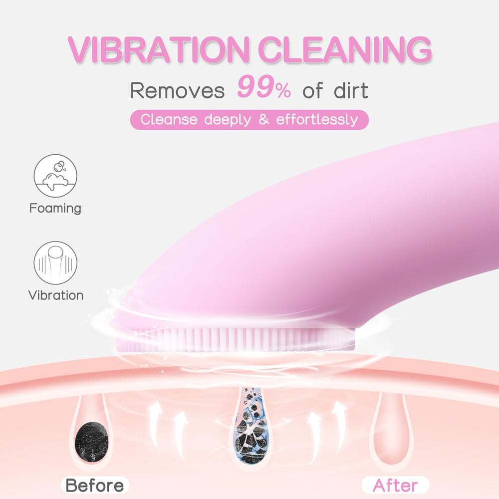 PRITECH cabezal de silicona suave para exfoliación y piel sensible