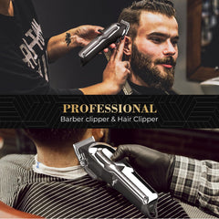 PRITECH cortapelos barbero con motor silencioso para cortes suaves.