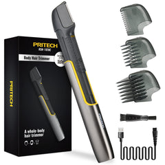 PRITECH recortador de vello corporal con brazo extensible facilita el alcance en la espalda