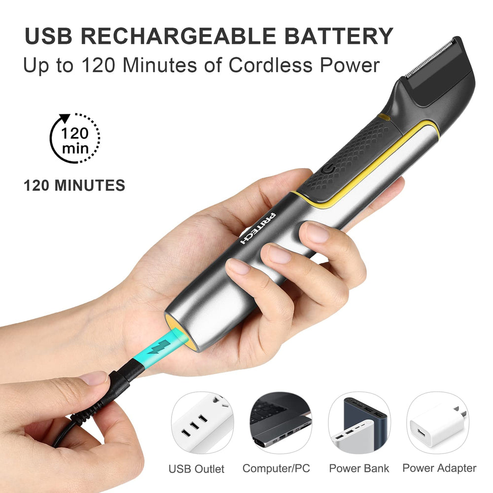 PRITECH recortador de cuerpo con guías ajustables para diferentes longitudes