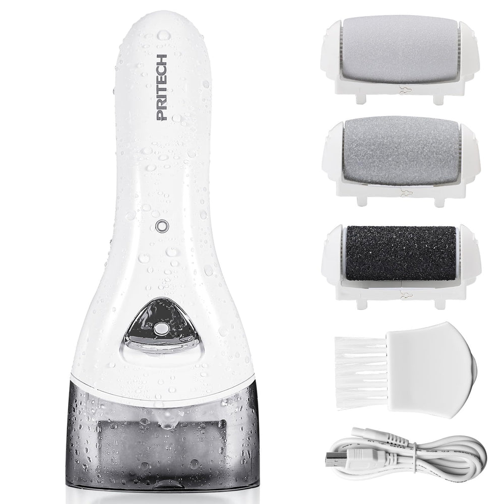 PRITECH eliminador-callos pie eléctrico para pedicure en casa.