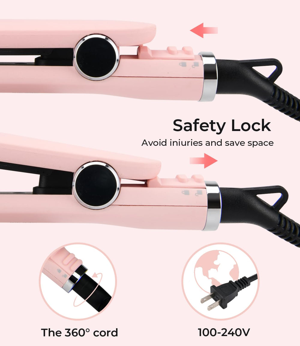 Diseño bloqueable de PRITECH para viaje y almacenamiento compacto.