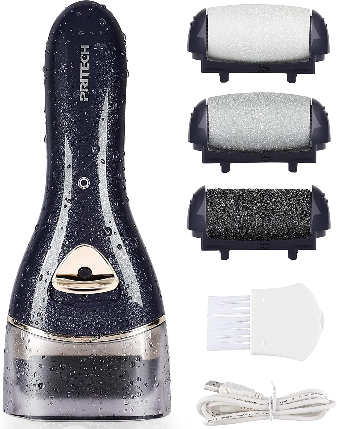 PRITECH quitacallos eléctrico para pies, ideal para pedicura casera