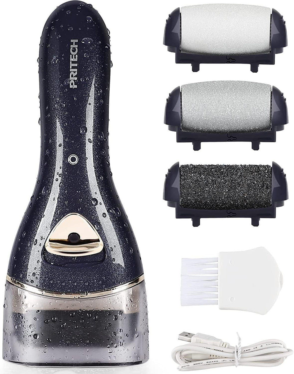 PRITECH quitacallos eléctrico para pies, ideal para pedicura casera