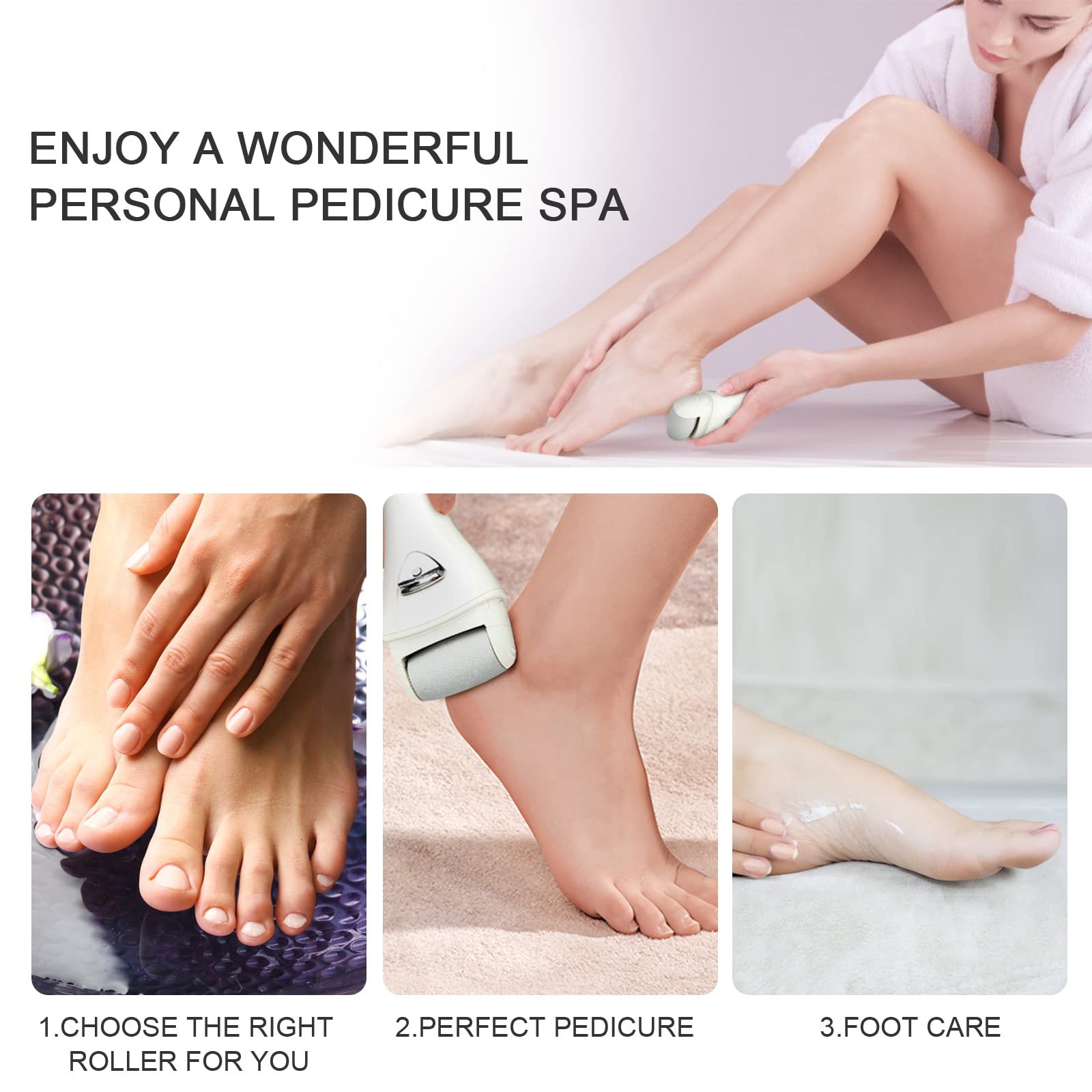 PRITECH set de cuidado de pies para un spa en casa.