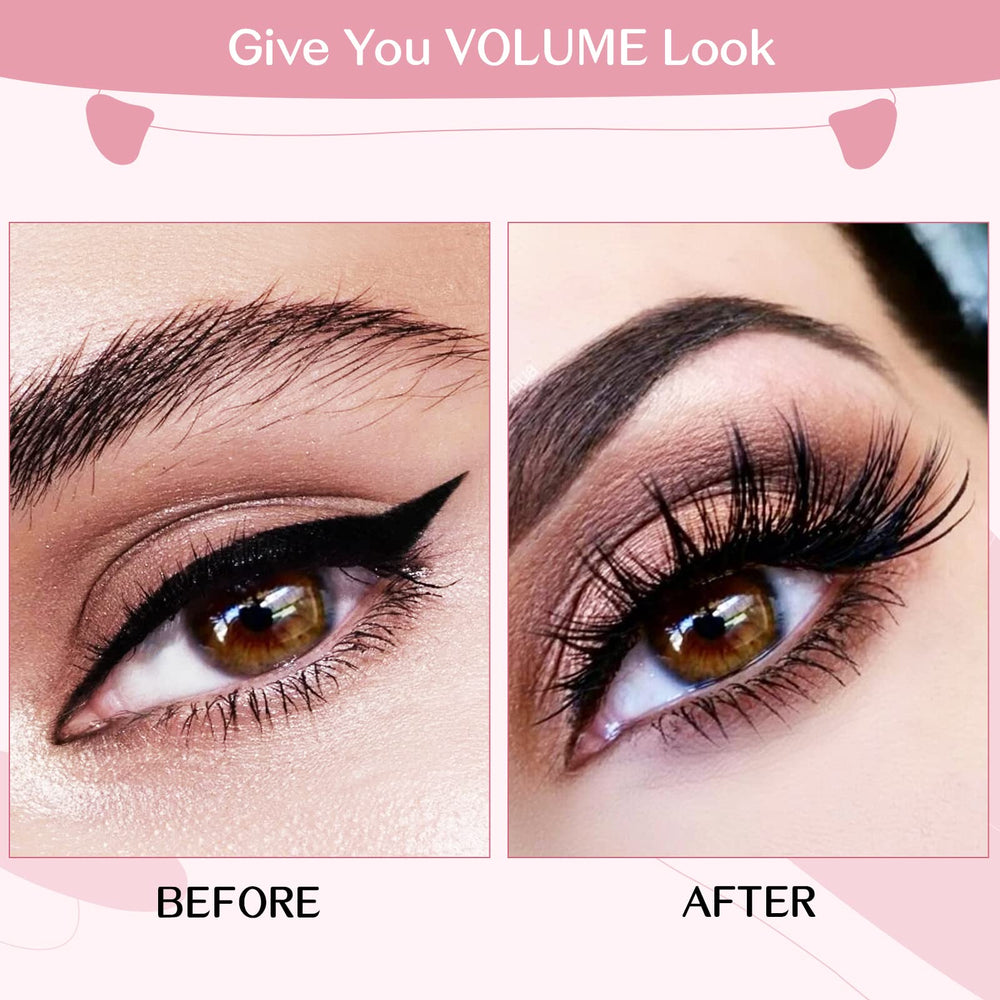 PRO LASHBEAUTY clusters con cepillo para aplicar con precisión