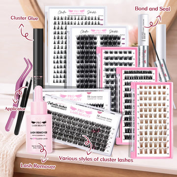 PRO LASHBEAUTY clusters cómodos para usar todo el día y la noche