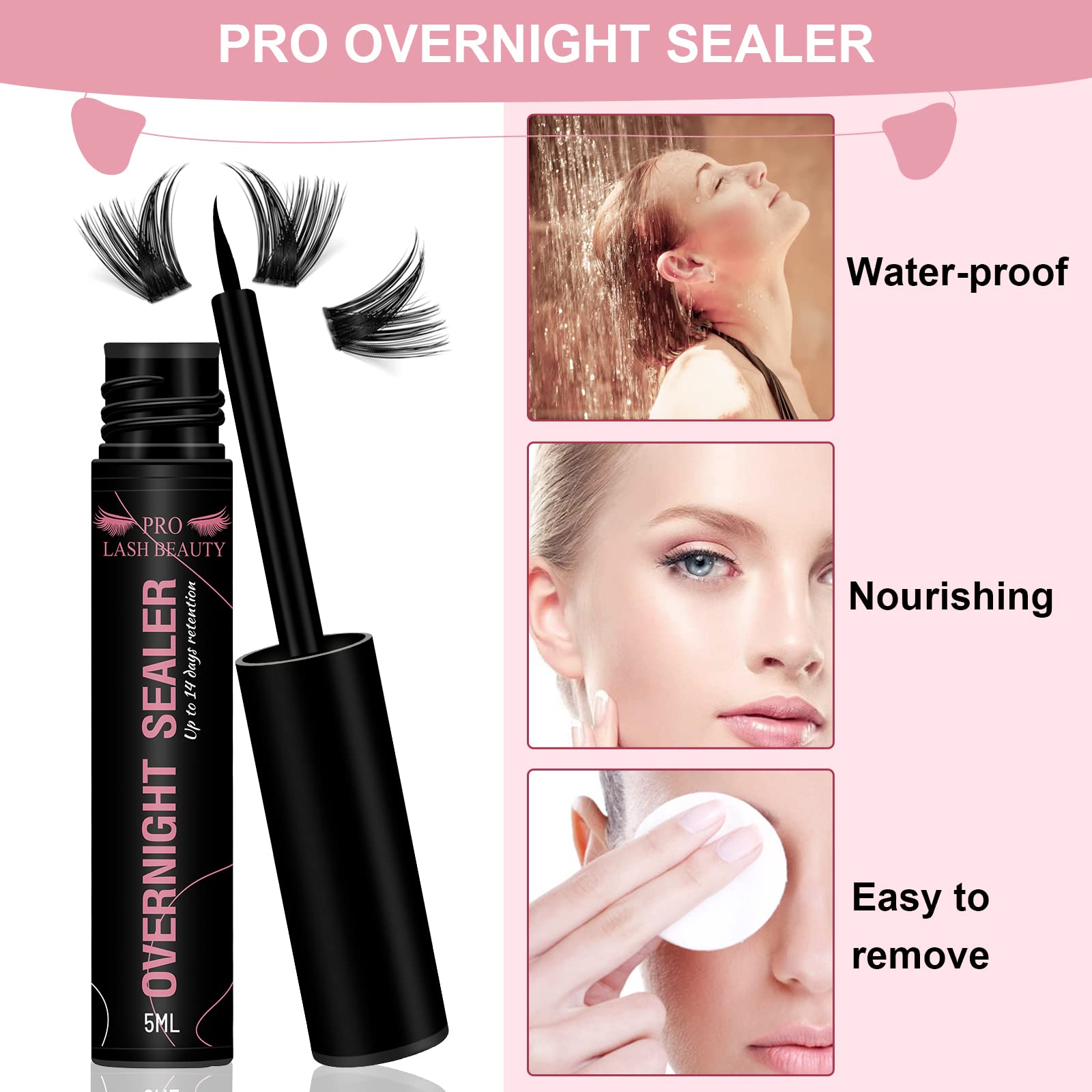 PRO LASHBEAUTY fórmula resistente al agua y al aceite para pestañas