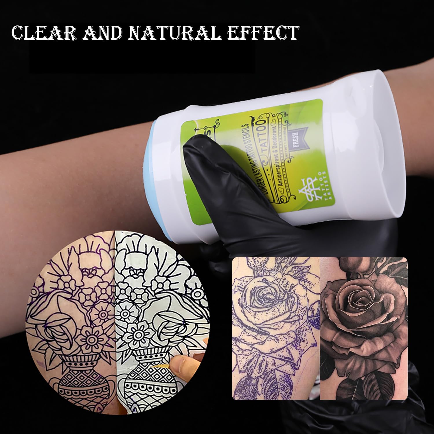 Proamate crea resultado claro para plantillas de tatuaje