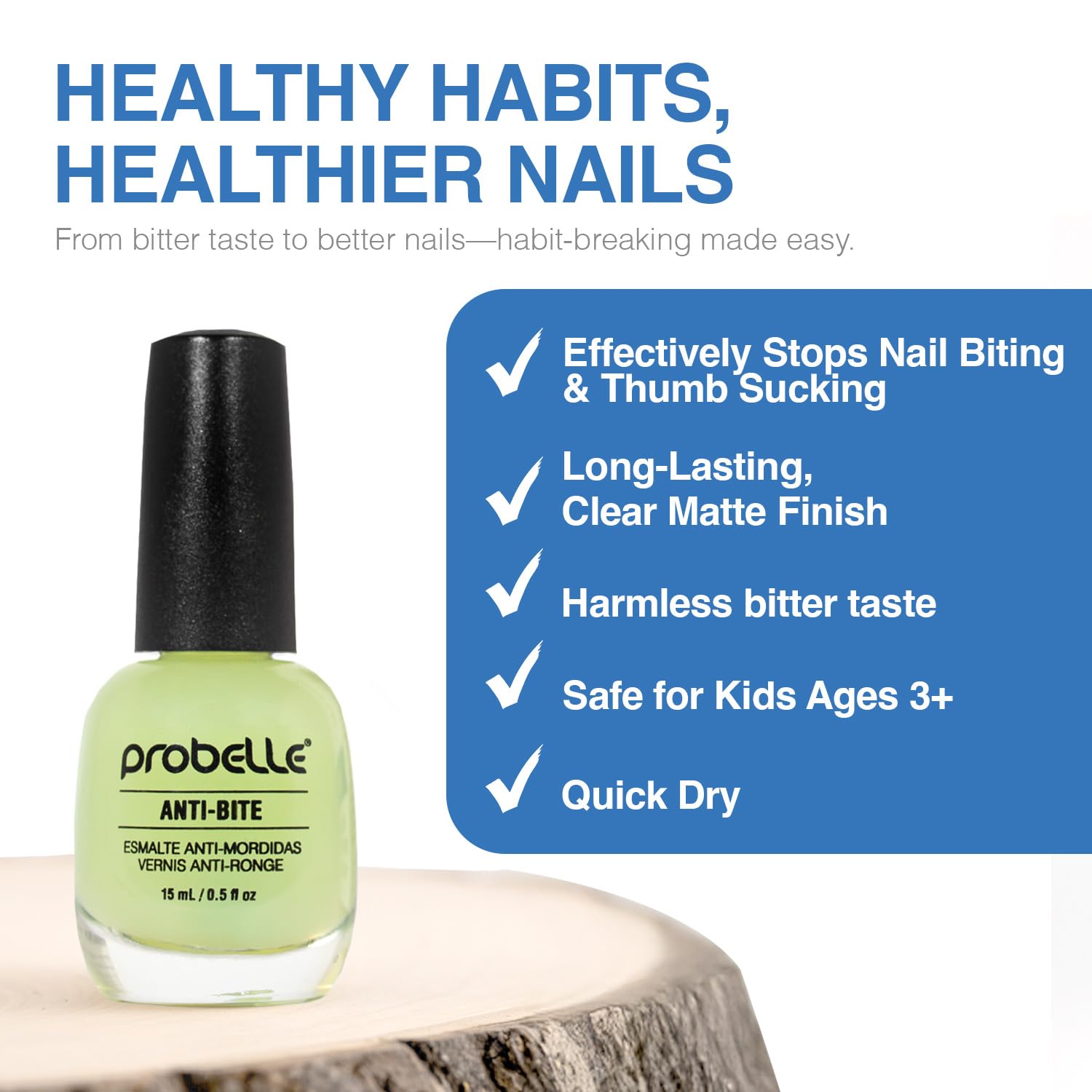 Probelle Anti-Bite: contiene vitamina E y extractos naturales.