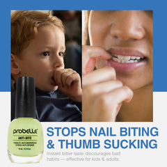 Probelle Anti-Bite: uñas más sanas gracias a ingredientes nutritivos.