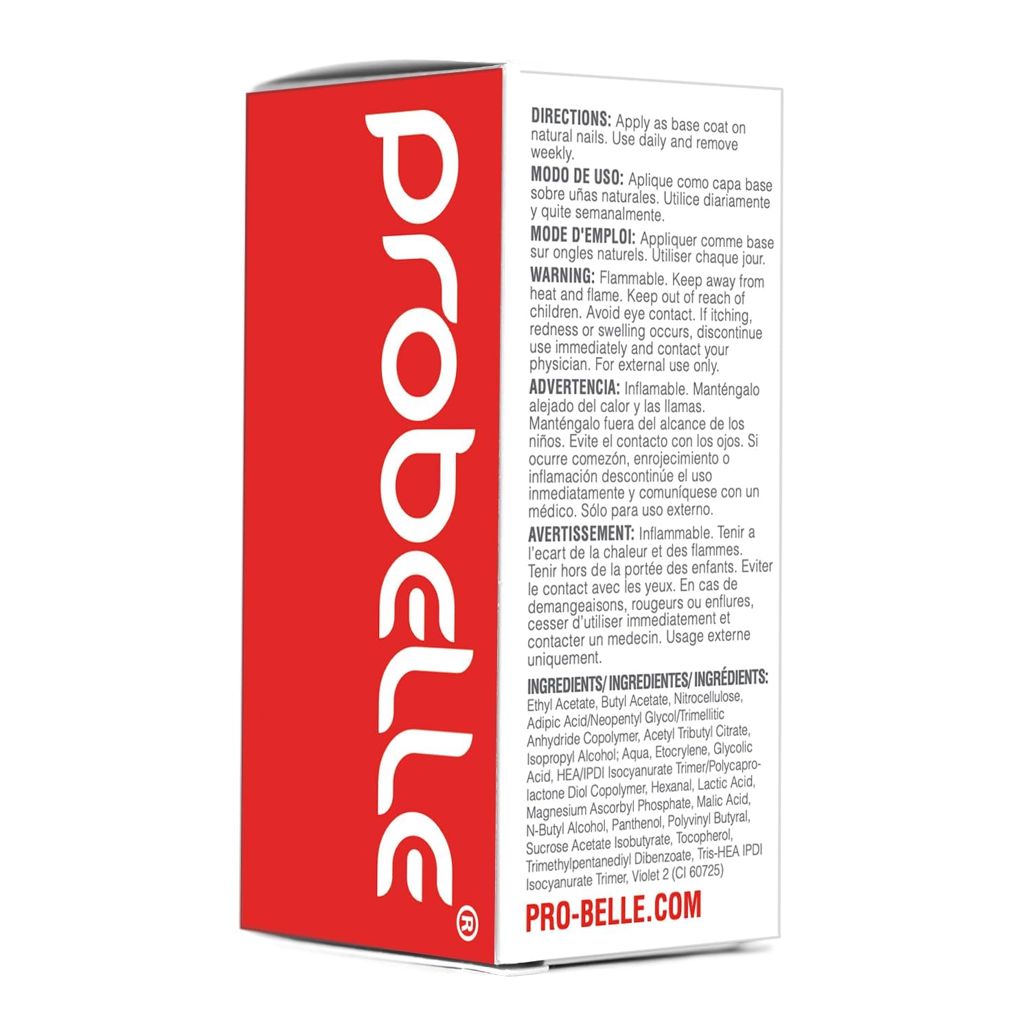 Probelle Aplicación: uso diario como base o capa superior.