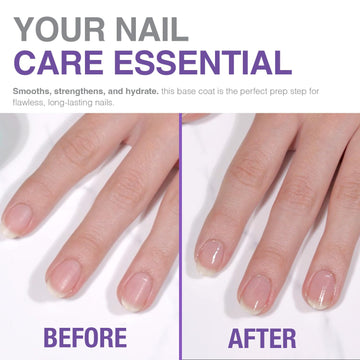Probelle Base Hidratante mejora la flexibilidad y suavidad de las uñas.