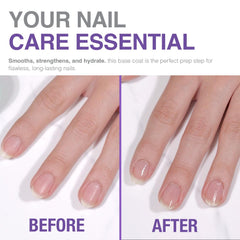 Probelle Base Hidratante mejora la flexibilidad y suavidad de las uñas.