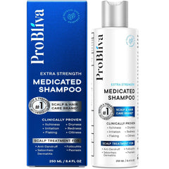 ProBliva champú medicado en envase de 250 ml para control de la caspa
