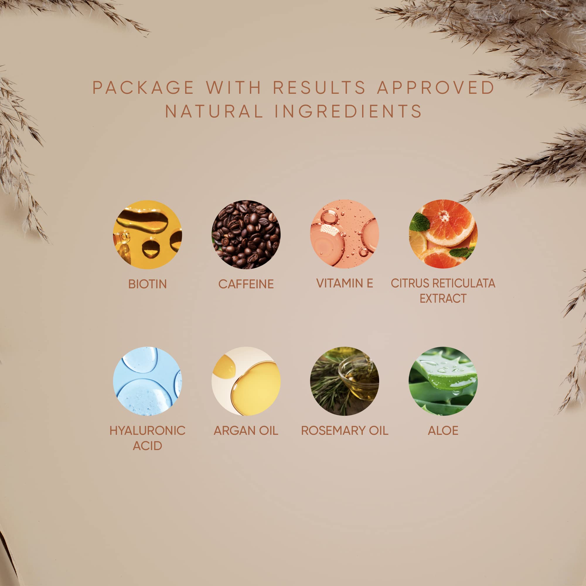 ProBliva biotina-cafeina-ingredientes: fortalecen el cuero cabelludo y la fibra capilar.