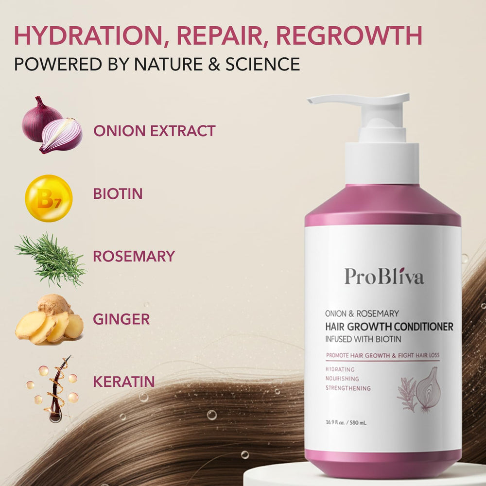 Fórmula ligera de ProBliva, acabado no graso y cabello más suave tras el lavado.