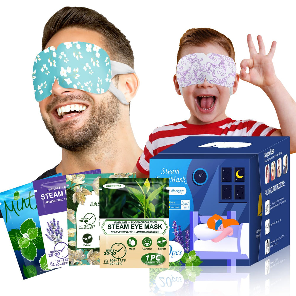 Mascarillas oculares ProCIV con lavanda ofrecen calor suave para relajación ocular.