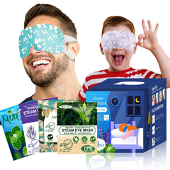 Mascarillas oculares ProCIV con lavanda ofrecen calor suave para relajación ocular.