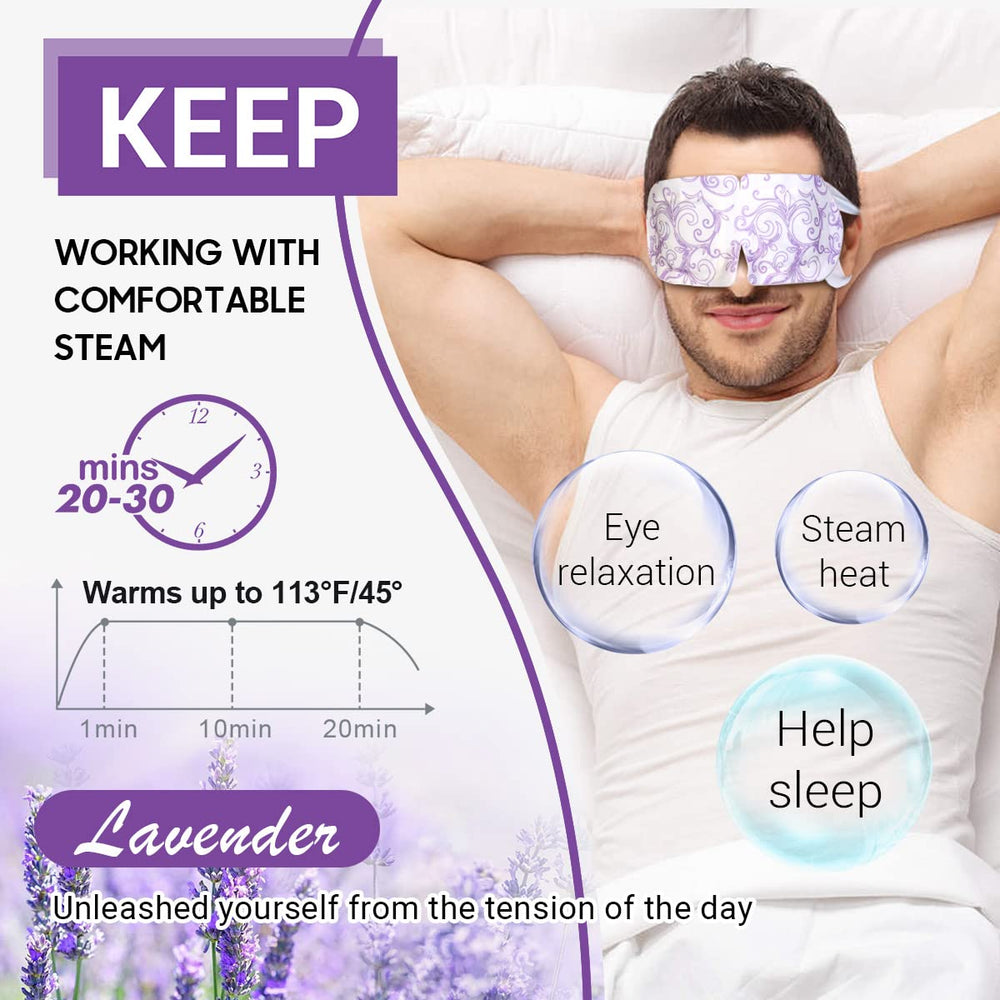 Máscara para ojos de uso diario ProCIV, cómoda y relajante.