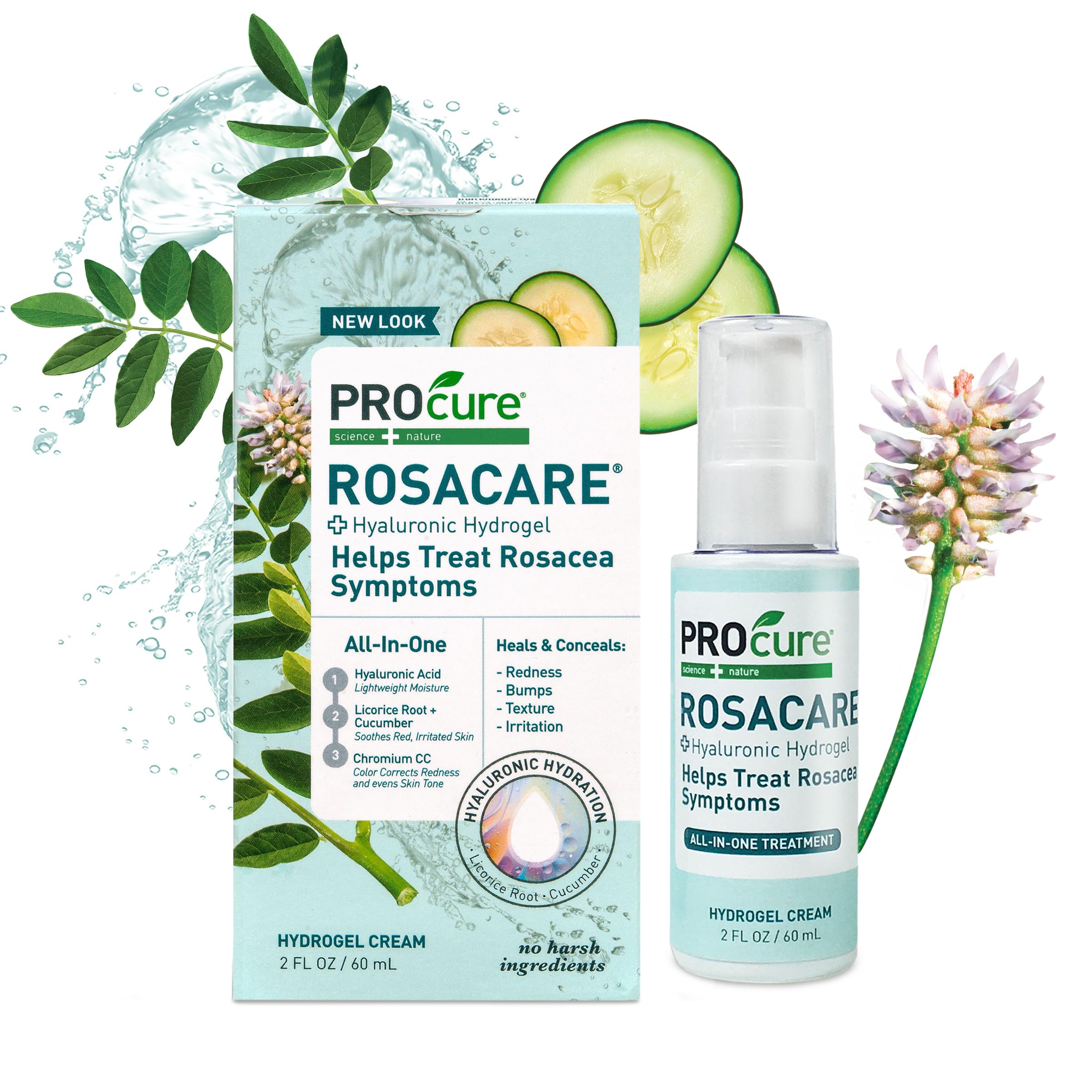 PROcure Rosacare CC Hidrogel envase para hidratación y alivio