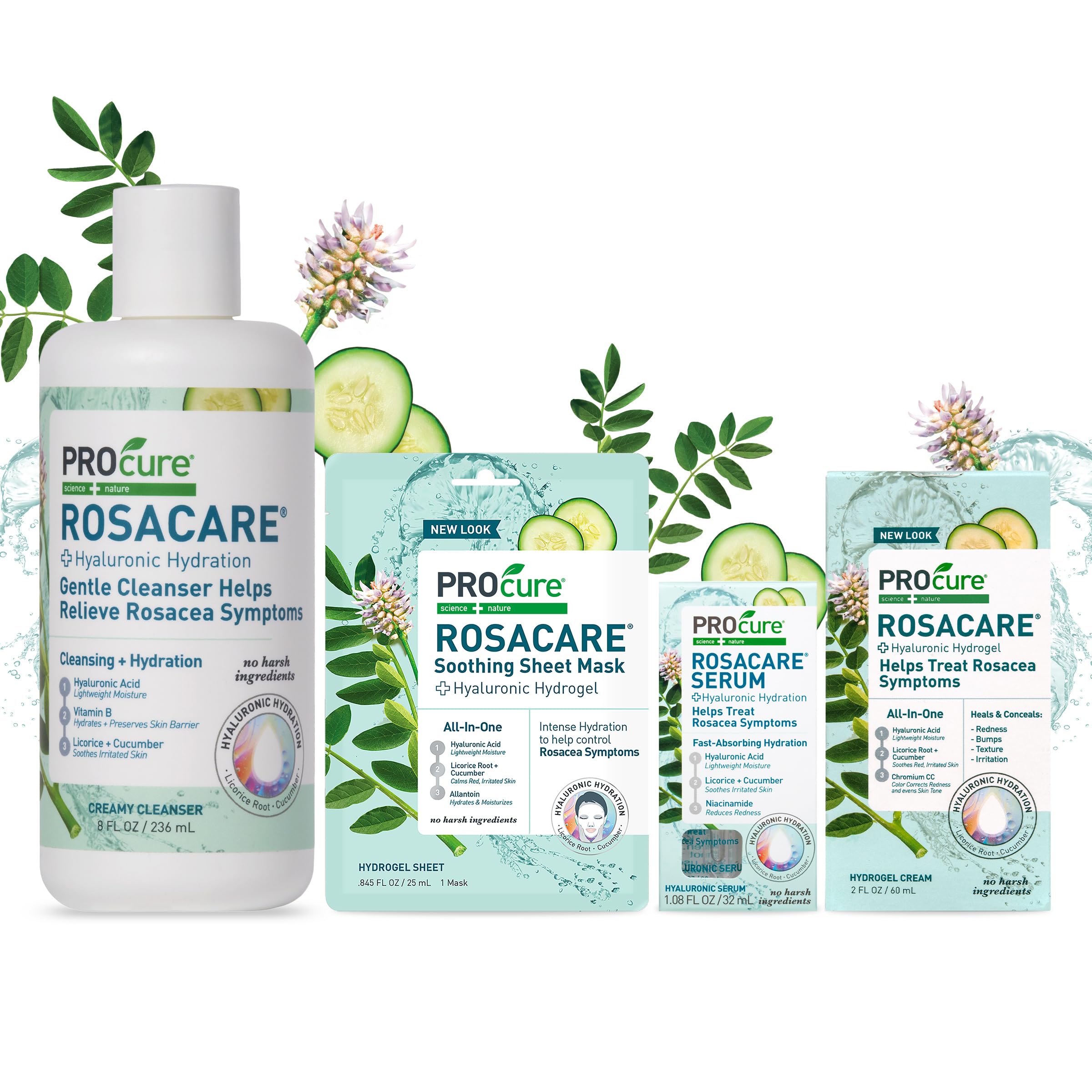 PROcure Rosacare fórmula libre de irritantes comunes
